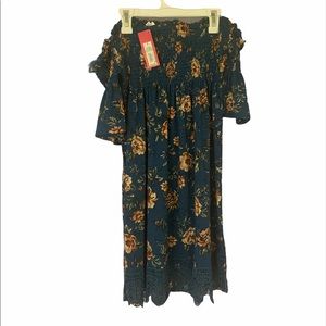 Off the Shoulder Floral Dress